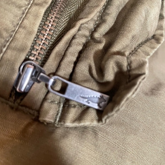 Horny Toad Green Ghostwriter Utility Jacket Wool Blend Lining Women’s Size Small - Picture 9 of 16